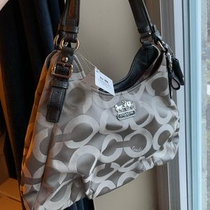 NWT Coach Silver Purse